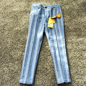 NWT Scotch & Soda Pinstripe Dress / Casual Pants Size 8
